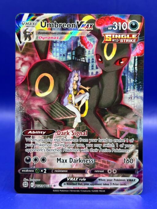2022 Pokemon Brilliant Stars Umbreon VMAX TG23/TG30 Ultra Rare Trainer Gallery NM - Image 2