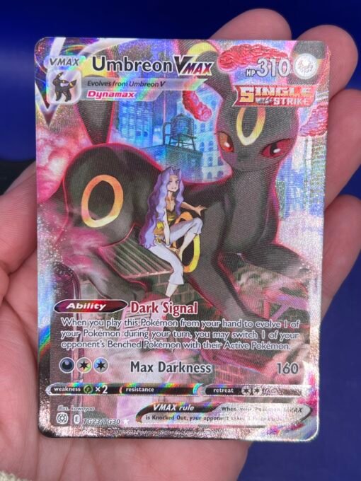 2022 Pokemon Brilliant Stars Umbreon VMAX TG23/TG30 Ultra Rare Trainer Gallery NM - Image 8