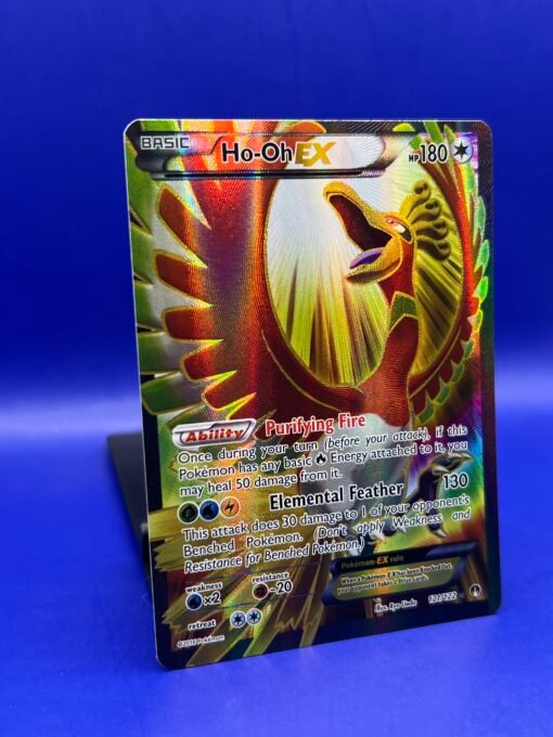 2016 Pokemon XY BREAKpoint Ho-Oh EX Full Art 121/122 Rare Ultra Holo NM - Image 3
