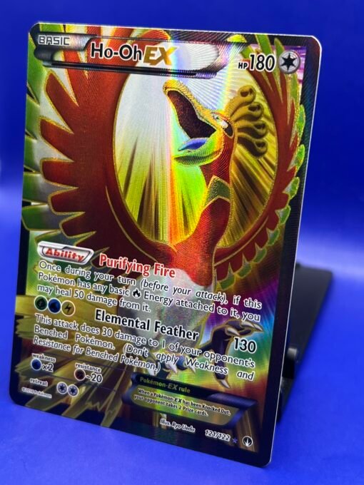 2016 Pokemon XY BREAKpoint Ho-Oh EX Full Art 121/122 Rare Ultra Holo NM - Image 4