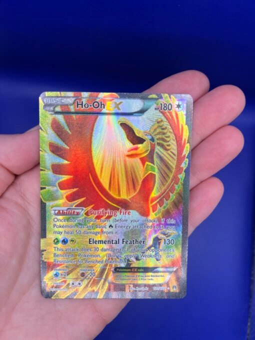 2016 Pokemon XY BREAKpoint Ho-Oh EX Full Art 121/122 Rare Ultra Holo NM - Image 9