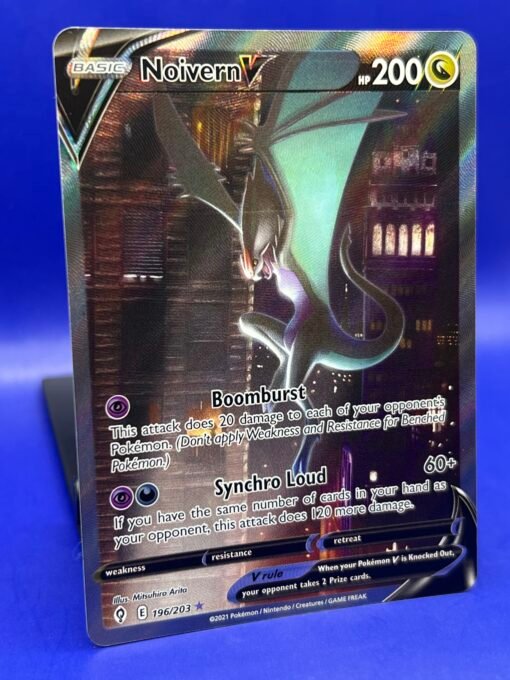2021 Pokemon Evolving Skies Noivern V 196/203 Holo Alternate Full Art NM - Image 3