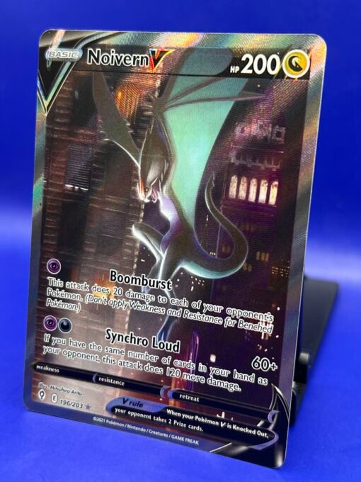 2021 Pokemon Evolving Skies Noivern V 196/203 Holo Alternate Full Art NM - Image 4