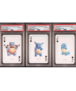 1998 POKEMON STADIUM BLUE VERSION PLAYING CARDS SEQUENTIAL SET PSA 10 GEM MINT Blastoise Wartortle Squirtle