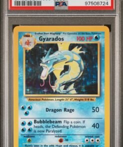 1999-2000 Pokemon Base Set #6 Gyarados Holo PSA 8