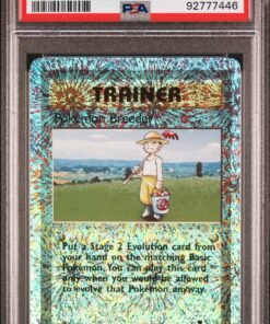 2002 POKEMON Pokemon Breeder REVERSE HOLO FOIL LEGENDARY COLLECTION #102 PSA 9