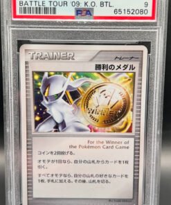2009 Pokemon Japanese Victory Medal GOLD Prize Arceus Promo 051/DPT-P PSA 9