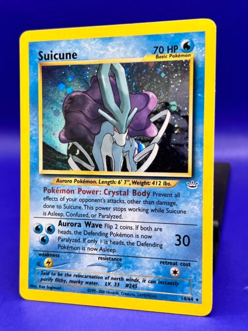 2001 POKEMON NEO REVELATION SUICUNE HOLO LP - Image 4