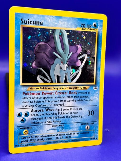2001 POKEMON NEO REVELATION SUICUNE HOLO LP - Image 5