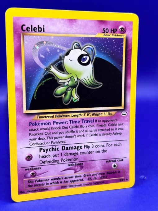 2001 Pokemon Neo Revelation Celebi #3 English Holo Rare 3/64 LP+ - Image 5