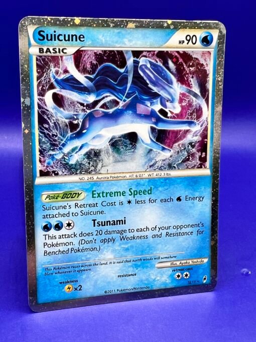 2011 Pokemon Call of Legends SL11 Shiny Suicune Holo LP - Image 4