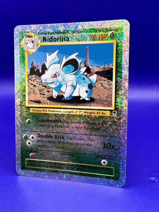 2002 POKEMON LEGENDARY COLLECTION#55 NIDORINA REVERSE FOIL LP+ - Image 3