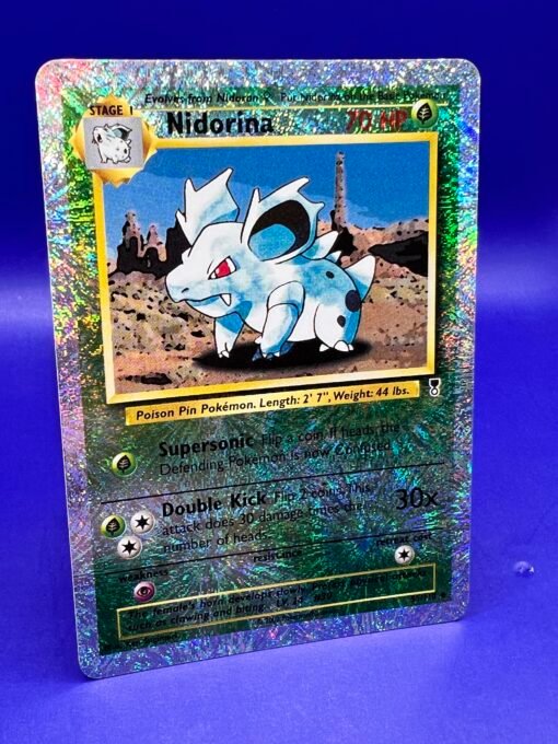 2002 POKEMON LEGENDARY COLLECTION#55 NIDORINA REVERSE FOIL LP+ - Image 4