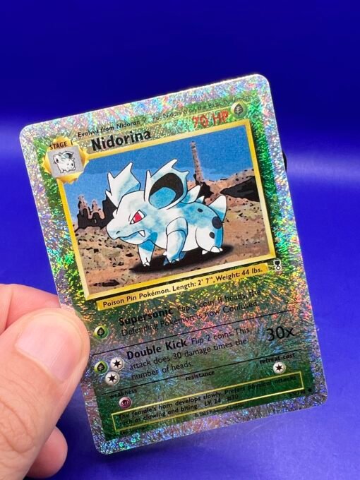 2002 POKEMON LEGENDARY COLLECTION#55 NIDORINA REVERSE FOIL LP+ - Image 5