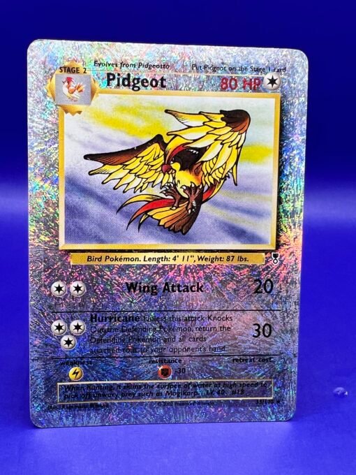 2002 Pokémon Legendary Collection #33 PIDGEOT REVERSE FOIL DMG - Image 4