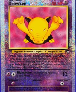 2002 POKEMON LEGENDARY COLLECTION DROWZEE #73 REVERSE HOLO LP
