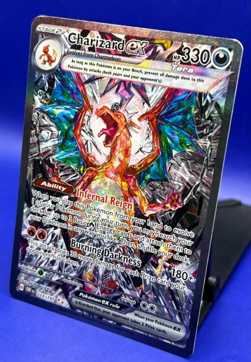 2023 Pokemon Obsidian Flames Charizard ex 223/197 SIR NM - Image 4