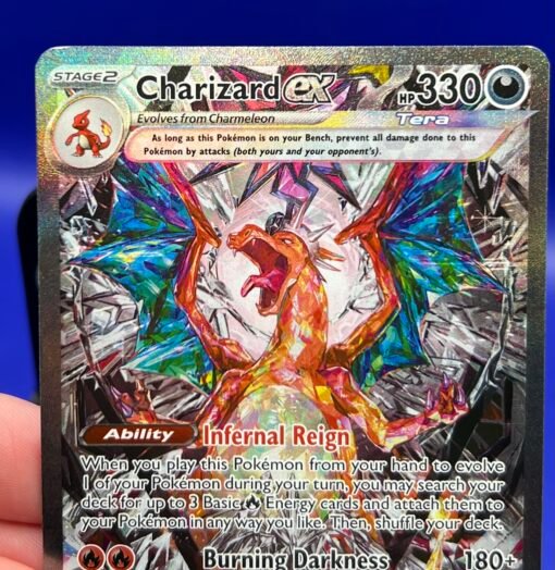 2023 Pokemon Obsidian Flames Charizard ex 223/197 SIR NM - Image 10