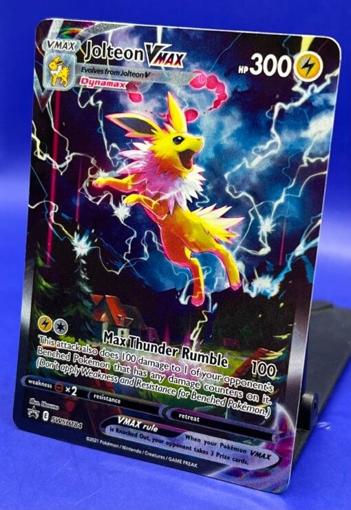 2021 Pokemon Sword & Shield Jolteon VMAX SWSH184 Promo Cards Holo NM - Image 4
