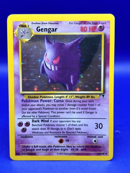 2002 Pokemon Legendary Collection Holo Rare Gengar 11/110 LP - Image 3