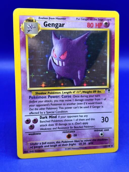 2002 Pokemon Legendary Collection Holo Rare Gengar 11/110 LP - Image 5