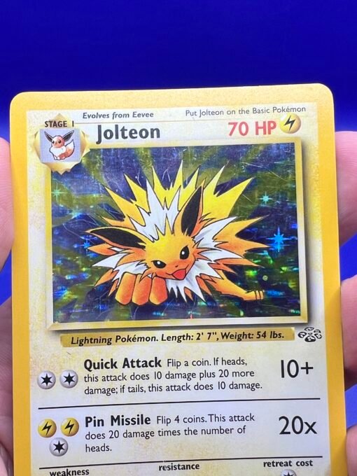 1999 Pokemon Jungle Unlimited JOLTEON Holo Rare 4/64 LP+ - Image 8