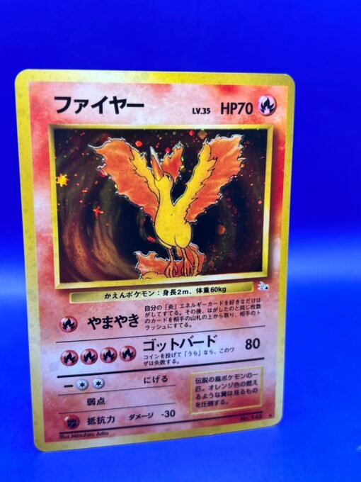 1997 POKEMON JAPANESE FOSSIL #146 MOLTRES HOLO RARE NM-LP+ - Image 5