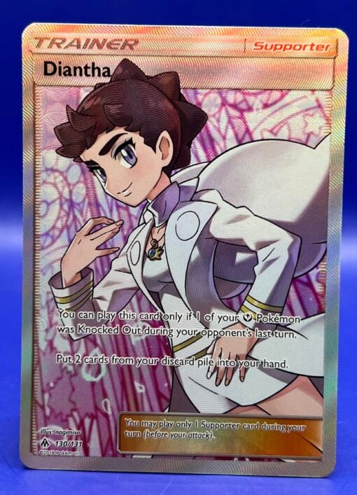 2018 Pokemon Forbidden Light Diantha 130/131 Full Art Trainer Card NM - Image 2