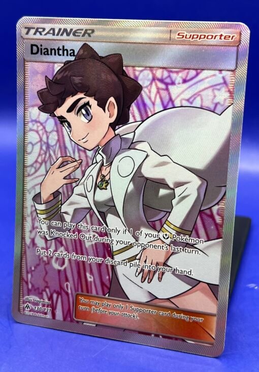 2018 Pokemon Forbidden Light Diantha 130/131 Full Art Trainer Card NM - Image 3