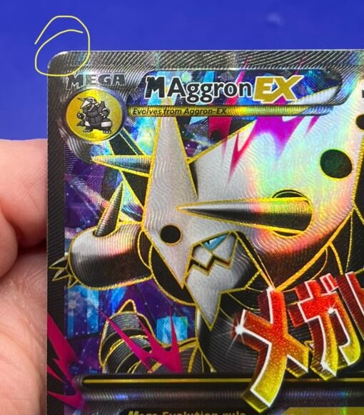 2015 Pokemon XY Primal Clash M Aggron EX 154/160 (Full Art) Holo NM- - Image 9