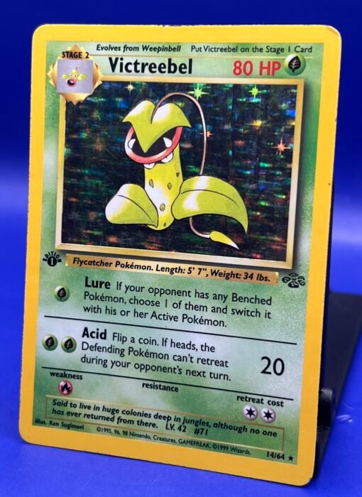 1999 Pokemon WOTC Jungle 1st Edition Victreebel 14/64 Holo Rare HP - Image 3