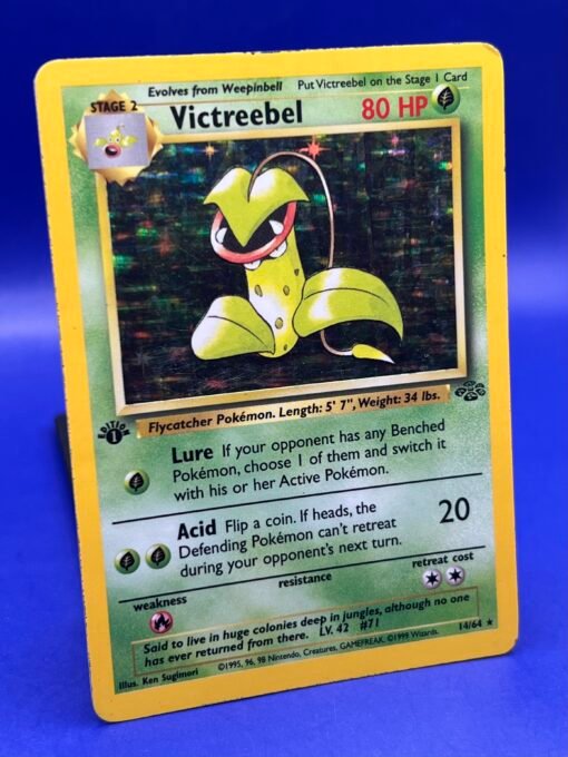 1999 Pokemon WOTC Jungle 1st Edition Victreebel 14/64 Holo Rare HP - Image 4