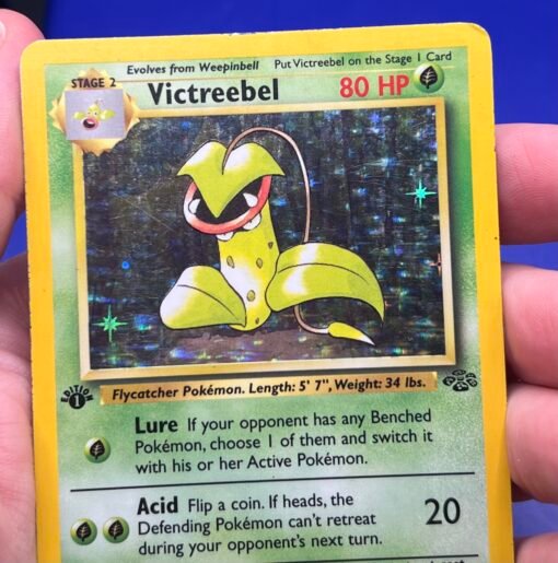 1999 Pokemon WOTC Jungle 1st Edition Victreebel 14/64 Holo Rare HP - Image 9