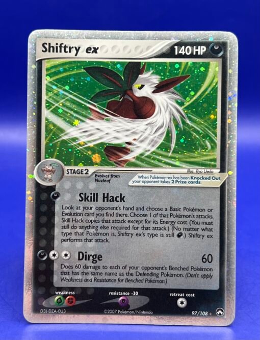 2006 Pokémon Power Keepers Shiftry ex 97/1098 Holo Rare LP - Image 2