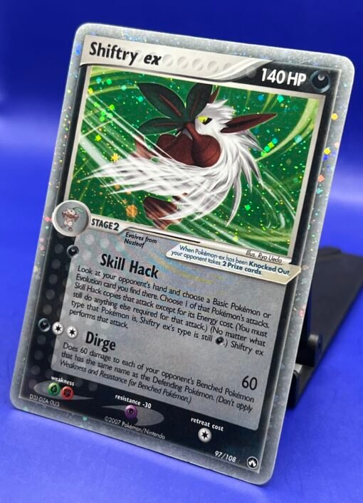 2006 Pokémon Power Keepers Shiftry ex 97/1098 Holo Rare LP - Image 3