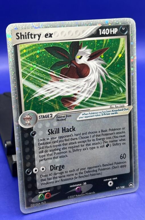 2006 Pokémon Power Keepers Shiftry ex 97/1098 Holo Rare LP - Image 4