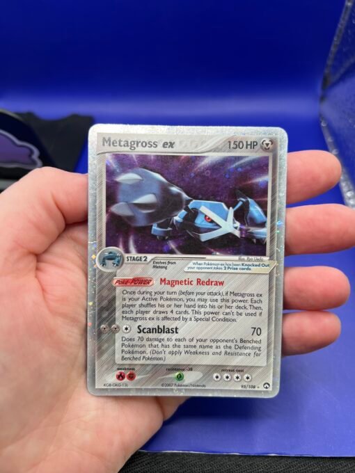 2007 Pokemon Power Keepers Holo Rare Metagross ex 95/108 DMG - HP - Image 8